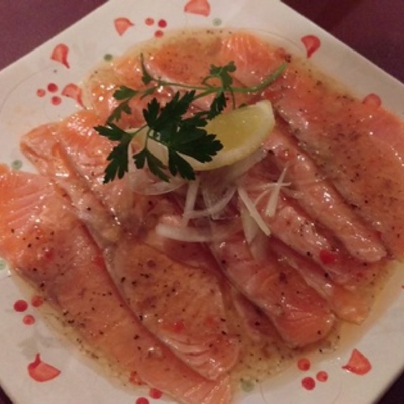 サーモンのカルパッチョ(soar)