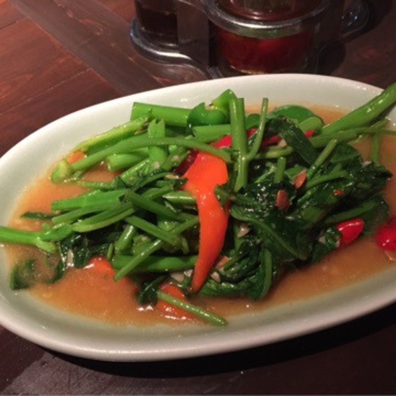 空芯菜のニンニク炒め(Soctrng)