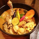 一日分の野菜20品目(Soup Curry SAMURAI. さくら店)