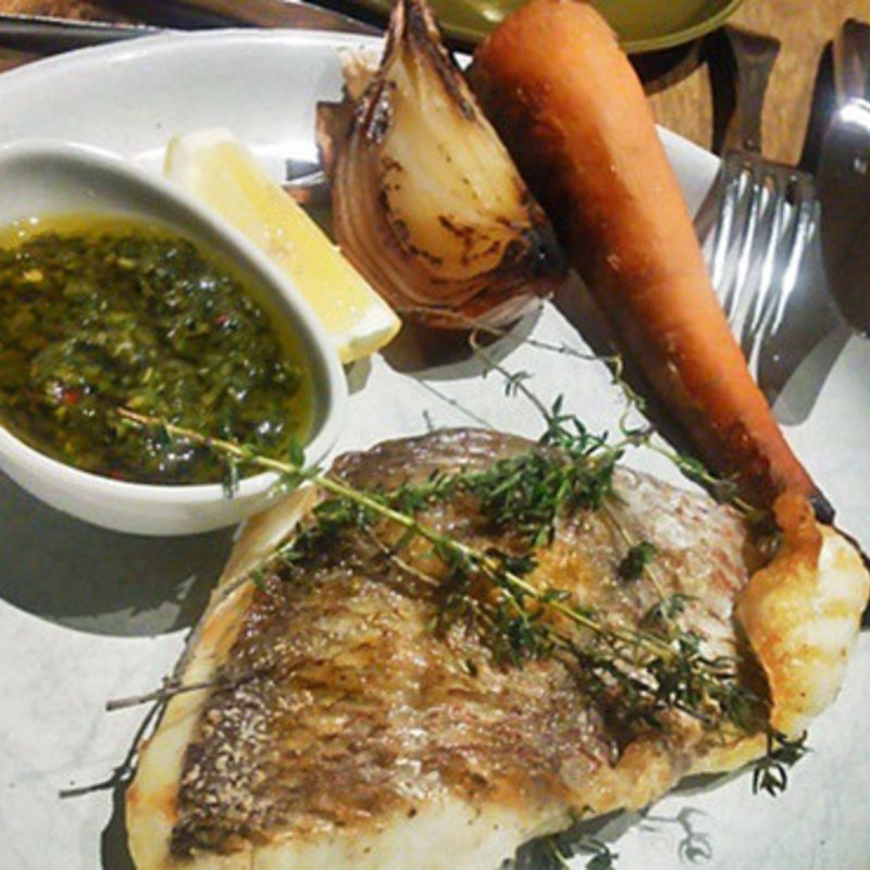 みかん鯛のグリル(Spring Valley Brewery Tokyo)