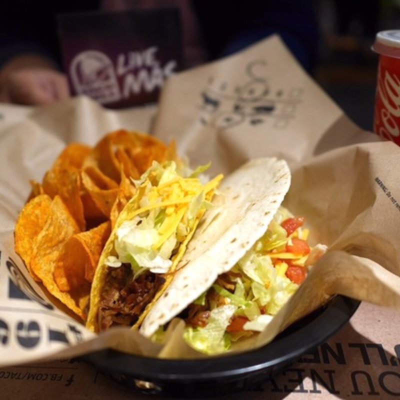 2タコススプリーム コンボ(タコベル 渋谷道玄坂店)