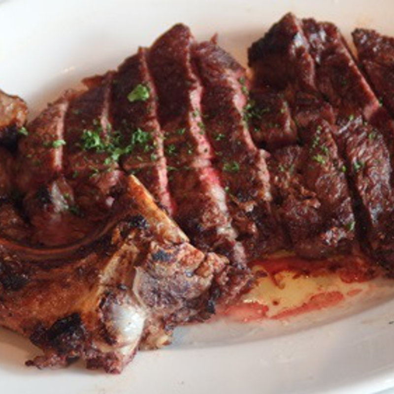 骨付きリブロースステーキ 500g　(tcc 炉窯炭火焼Steak)