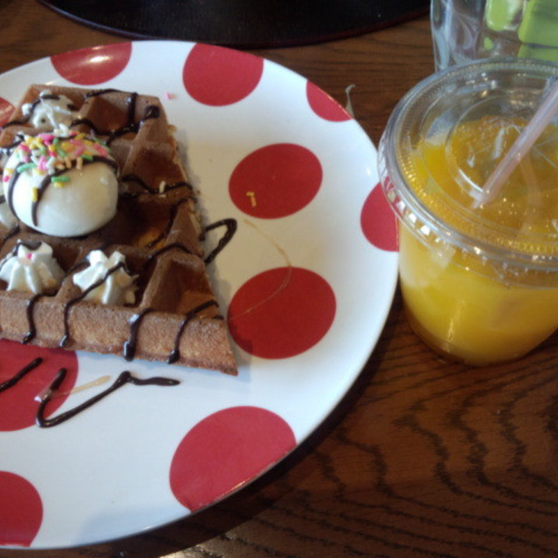キッズのワッフル(TEN．TEN．CAFE （テンテンカフェ）)