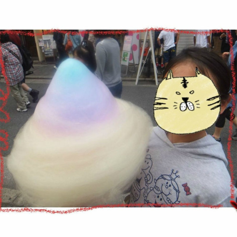 Tottiの3色わたがし(ストロベリーフェチ心斎橋店)