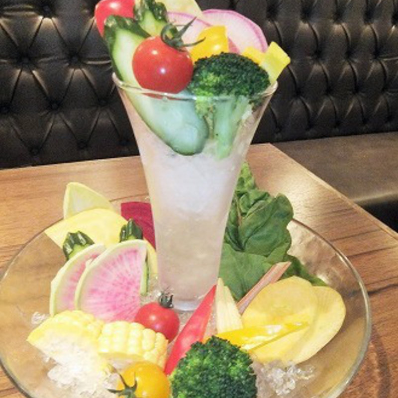 こだわり野菜のバーニャカウダ(トラットリアエピッツェリアデサリータ 赤坂)
