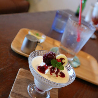 ホワイトチョコのムース(Tsuki Cafe )