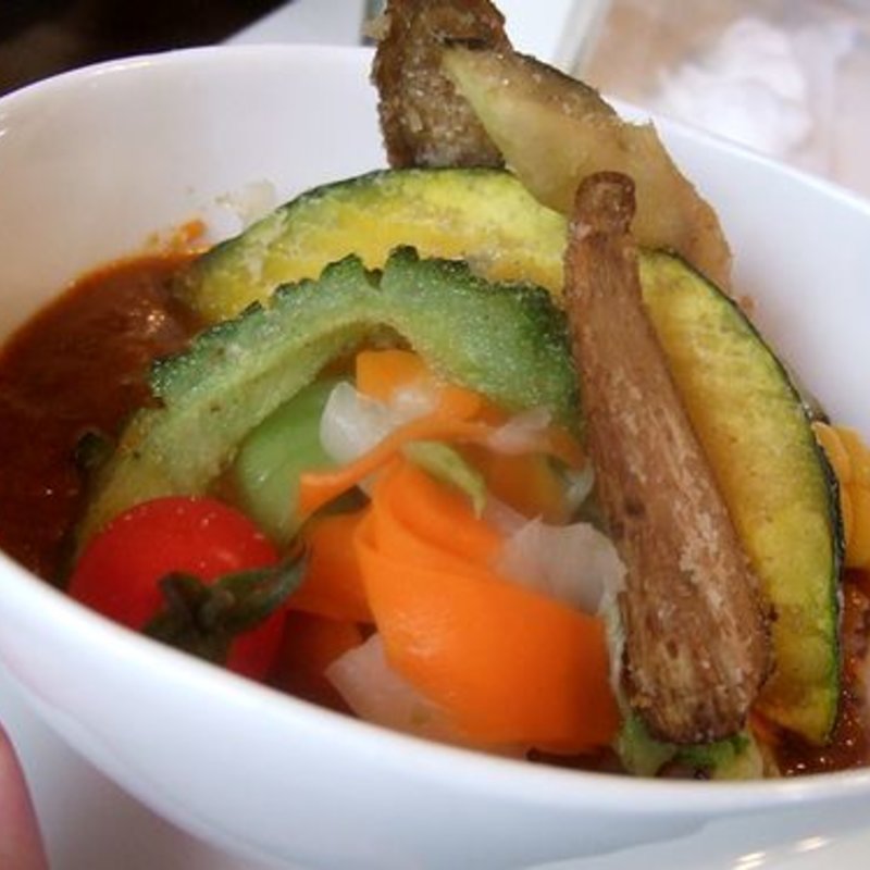 野菜カレーラン(white dish)