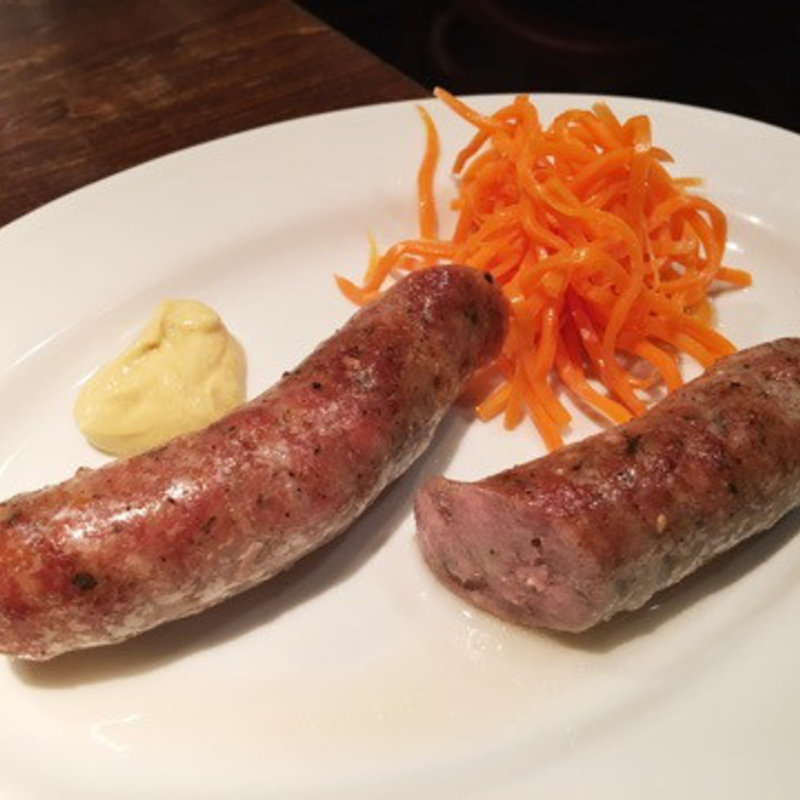 自家製ソーセージのグリエ(Wine bistro　晴)