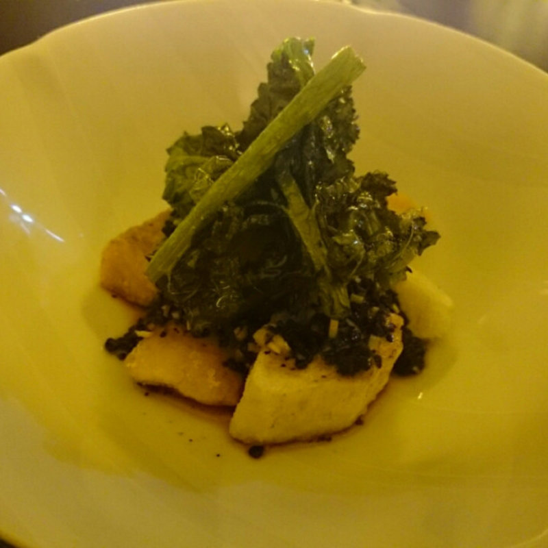 鶏と竹の子・芽キャベツの蒸しもの(中国料理＆ワイン yinzu)