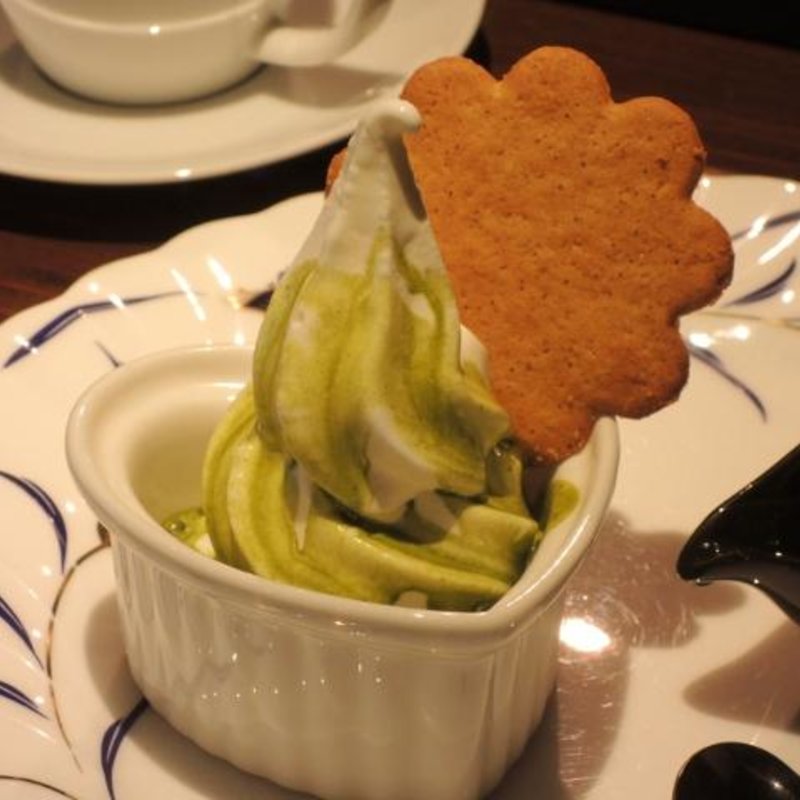 抹茶のアフォガードセット(カフェ・エ・クラフト・ユエ)