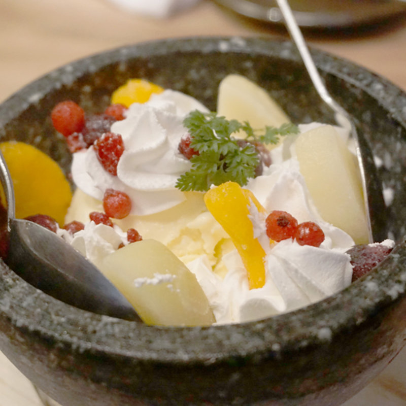 ストーンアイスパフェ(博多牛臓 福岡博多筑紫口店)