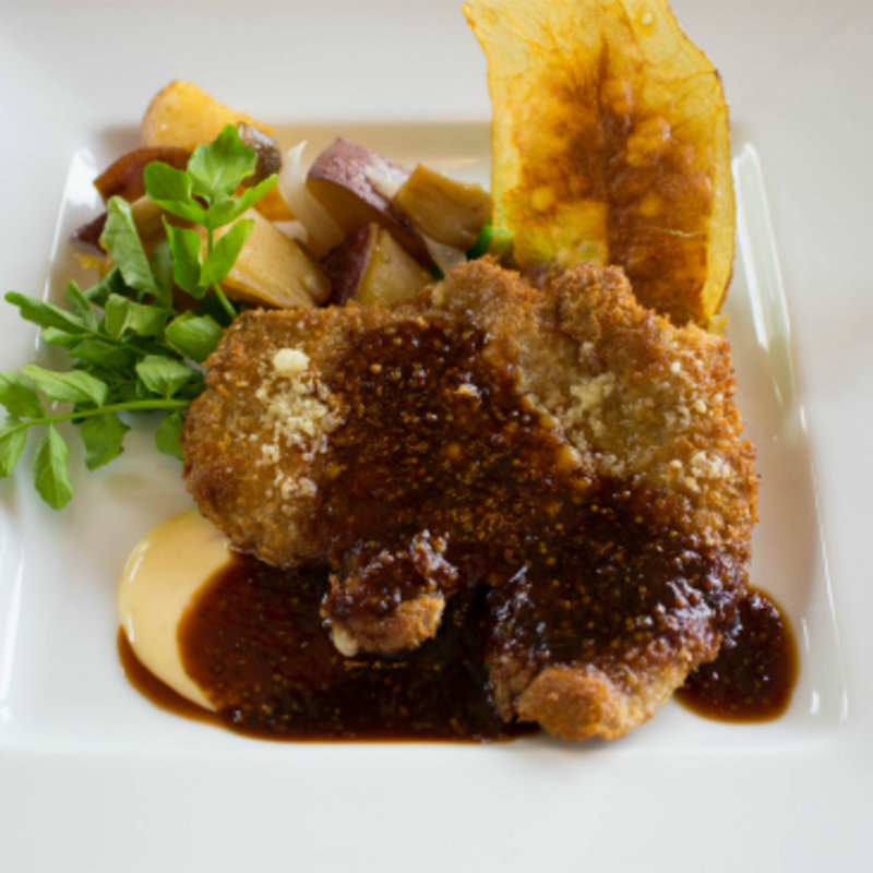 ランチコース  黒豚フィレ肉のカツレツ　温野菜添え(ア・マ・ファソン （Ama Facon）)