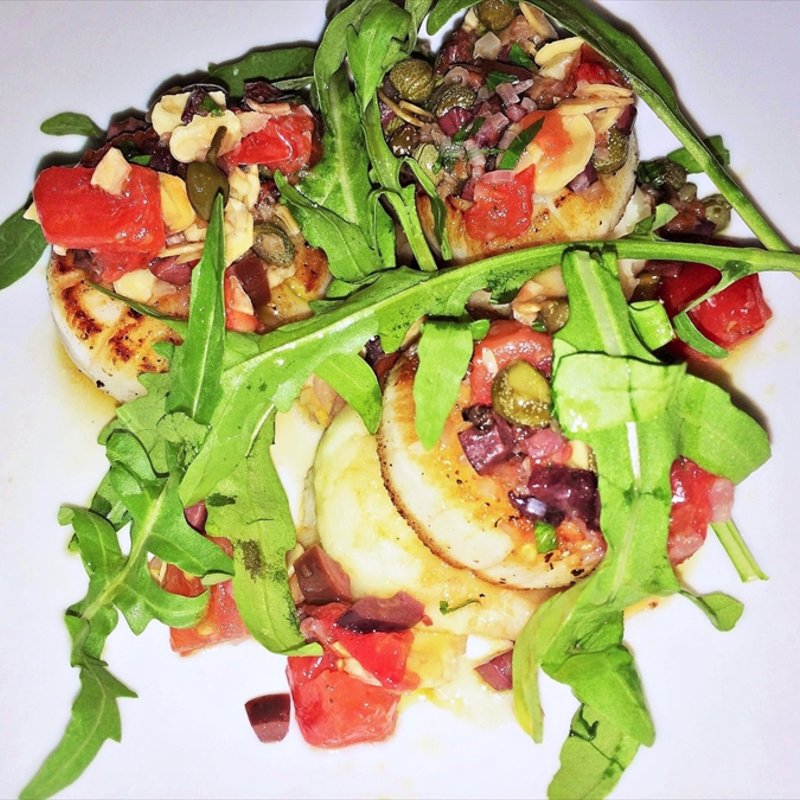 プロヴァンス風ホタテのソテーとマッシュポテト(IVY PLACE)