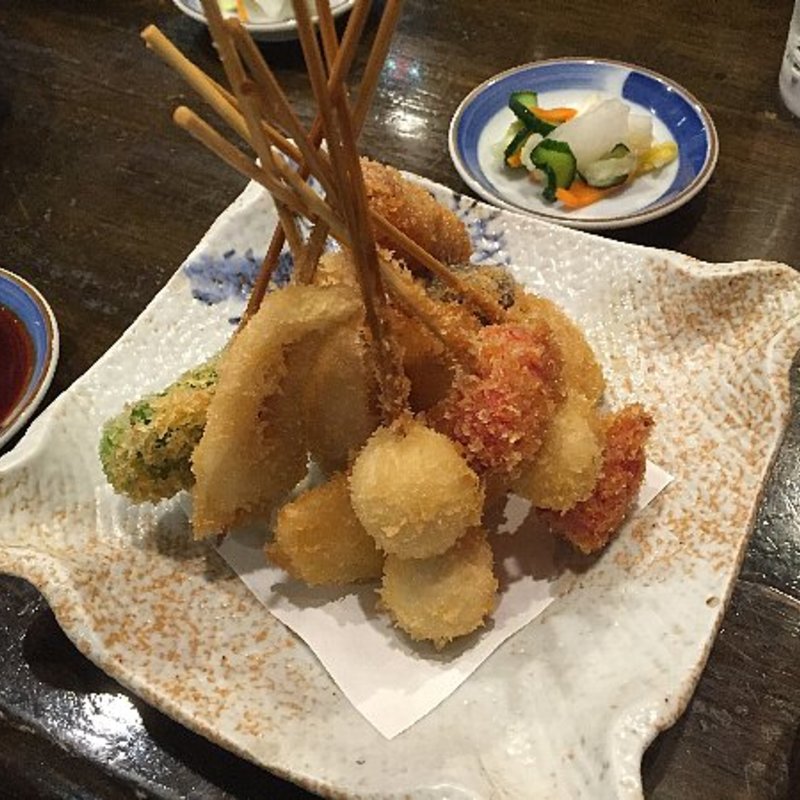 串揚げの盛り合わせ(あいびす らーめん亭 )