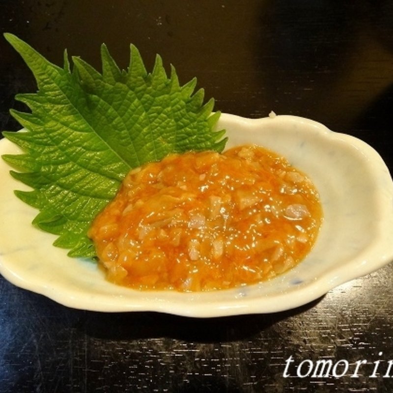 カツオの酒盗(創作和食あおき)