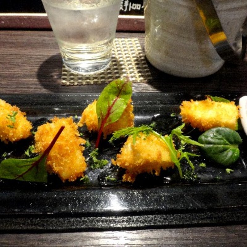 カマンベールチーズのフライ(創作和食あおき)