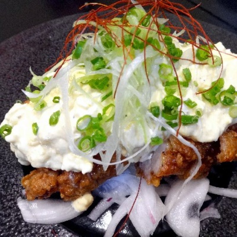 大山鶏の南蛮タルタル(創作和食あおき)