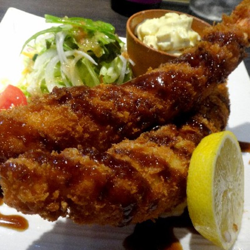 大海老フライ(創作和食あおき)