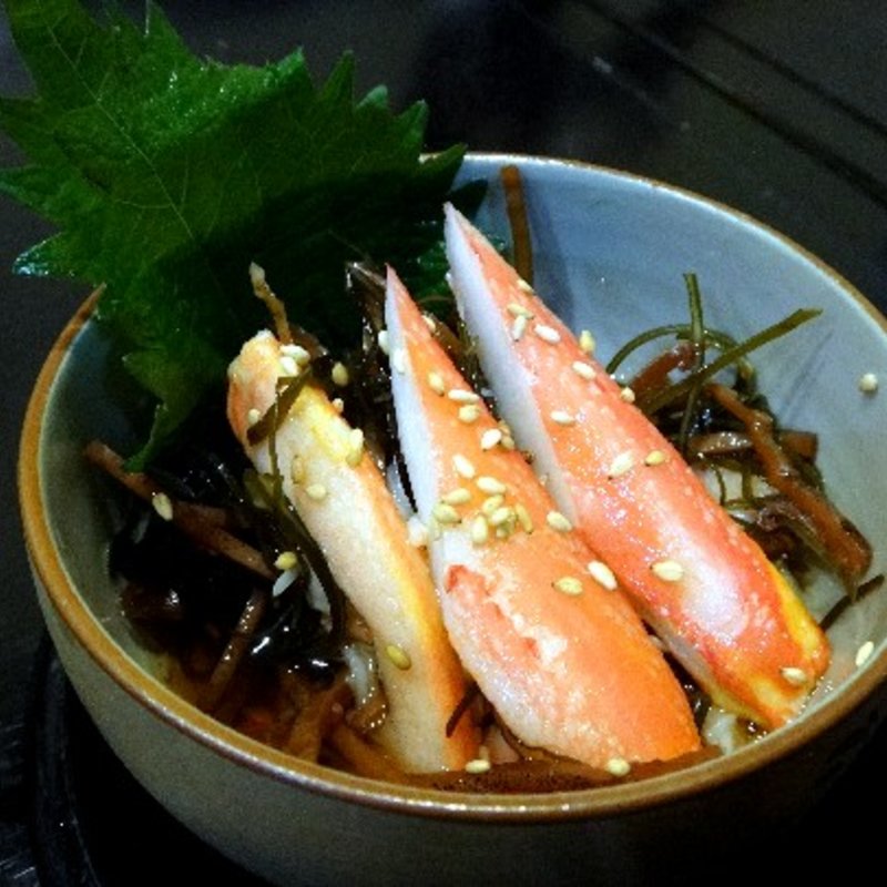 本ズワイ蟹の松前漬け(創作和食あおき)