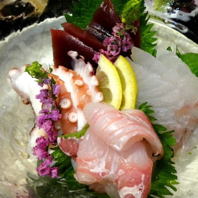 本日の御造り盛り合わせ(創作和食あおき)