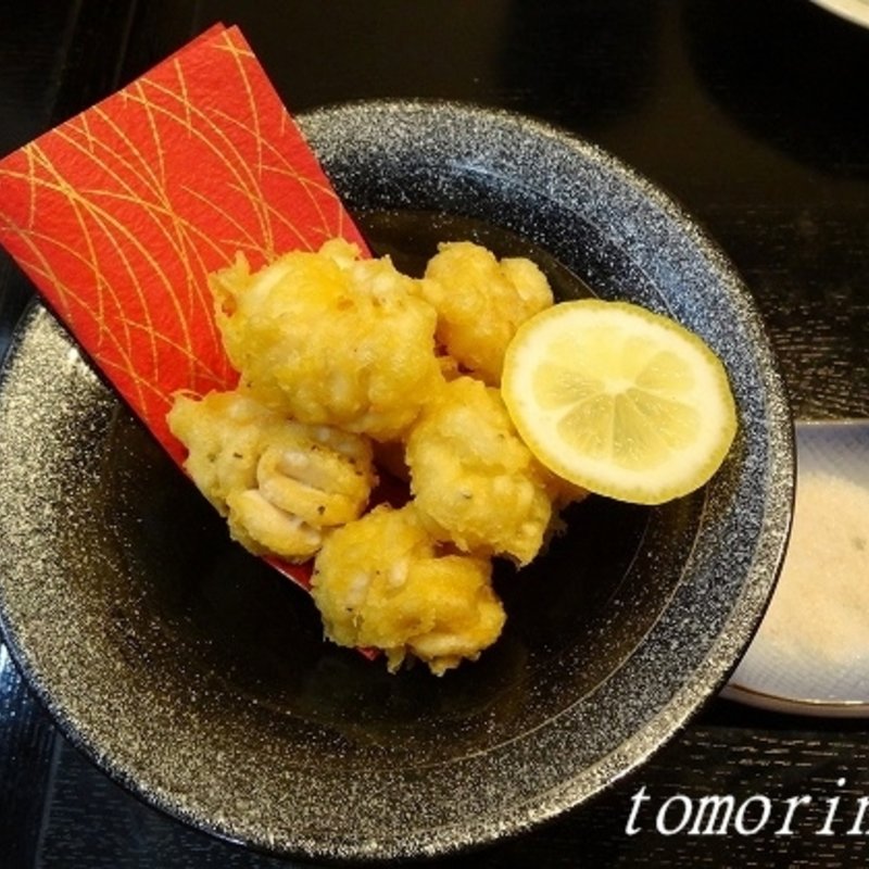 白子の天ぷら(創作和食あおき)