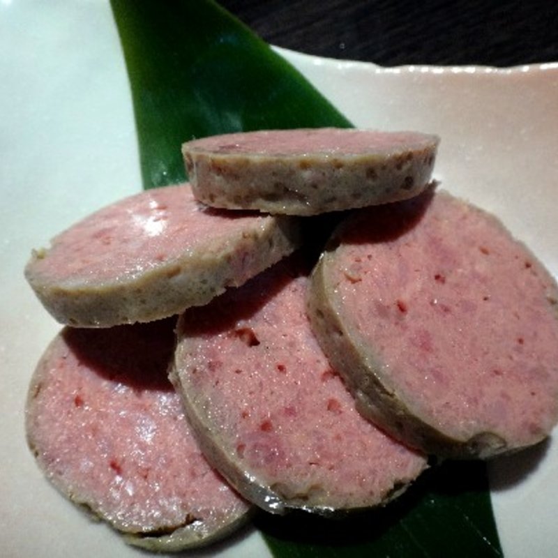 自家製鶏レバーハム(創作和食あおき)