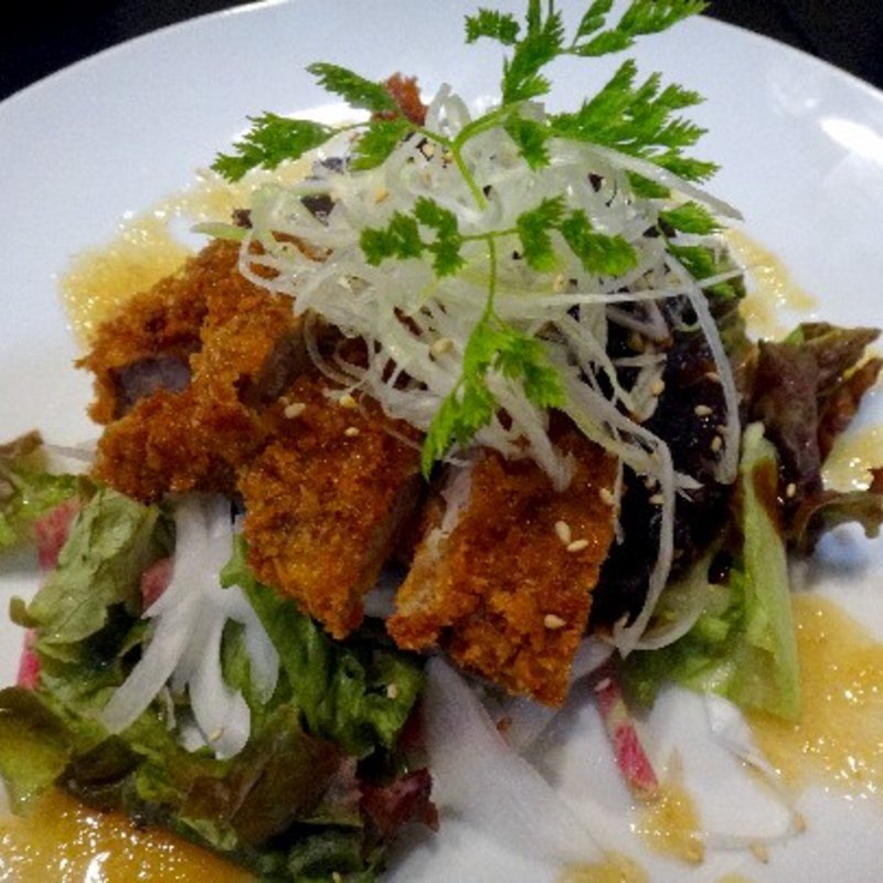 荏胡麻豚の味噌カツ(創作和食あおき)