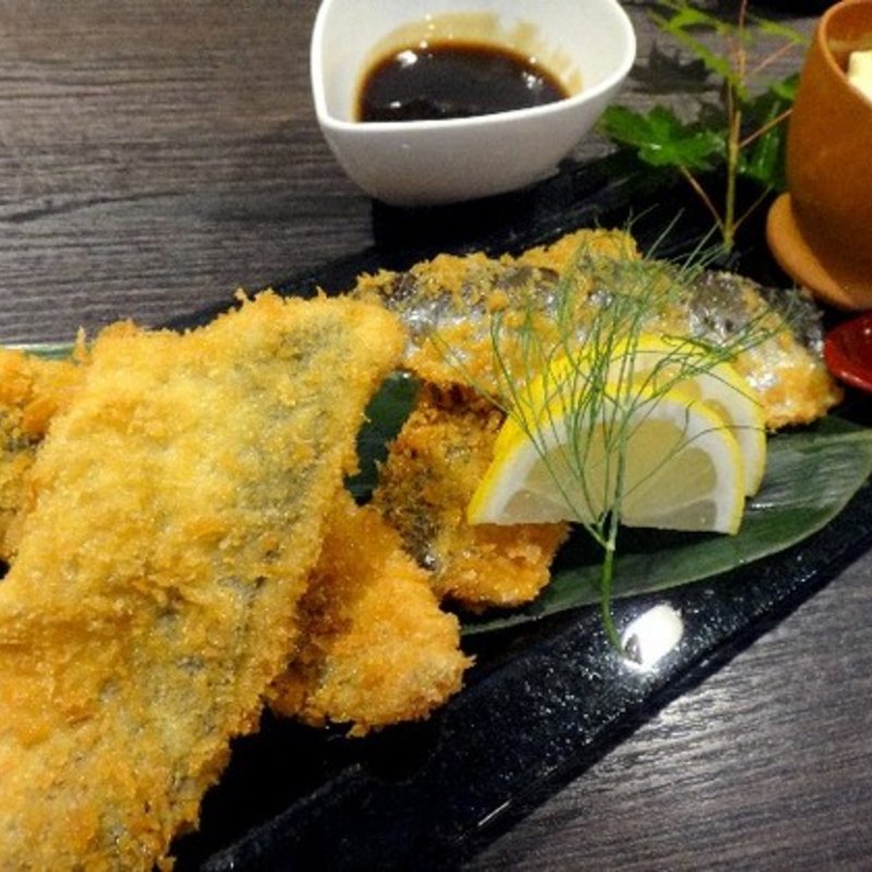 鯵と鰯のフライ　タルタルソース(創作和食あおき)