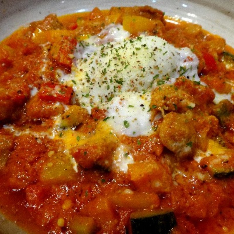 鶏のトマト煮(創作和食あおき)