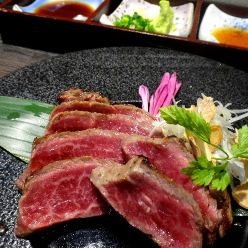 黒毛和牛のたたき(創作和食あおき)