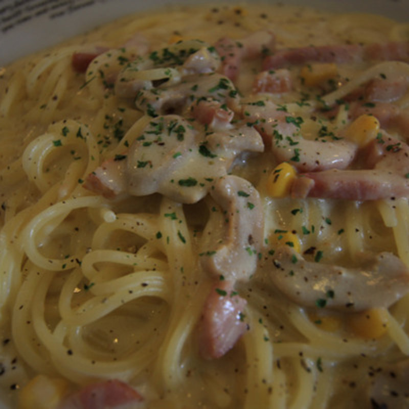 カルボナーラ（ミニサラダ＆ドリンク付き）(あかさたな )