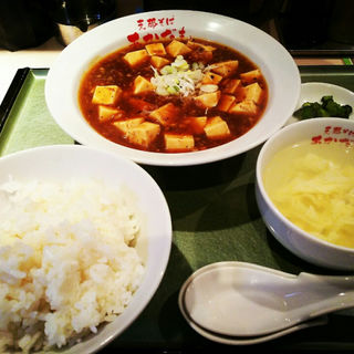 麻婆豆腐定食(あかだも)