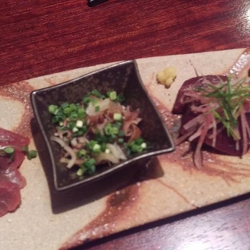 肉さしみ盛(あかにく庵)