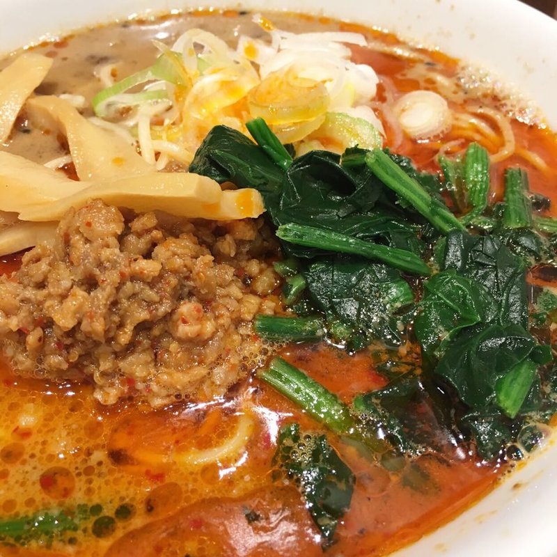 担々麺(東京つけめん久臨 ダイバーシティ東京)