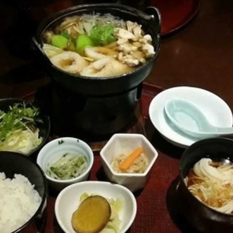 きりたんぽ鍋御膳(秋田県アンテナショップ＆ダイニング あきた美彩館)