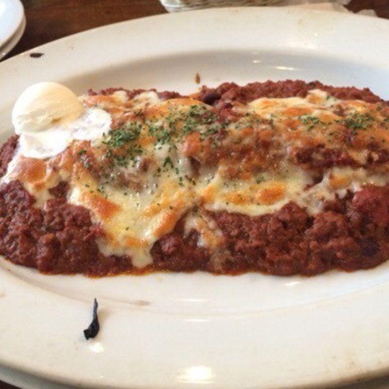 メキシカンエンチラーダグラタン(カフェ アクイーユ 恵比寿)