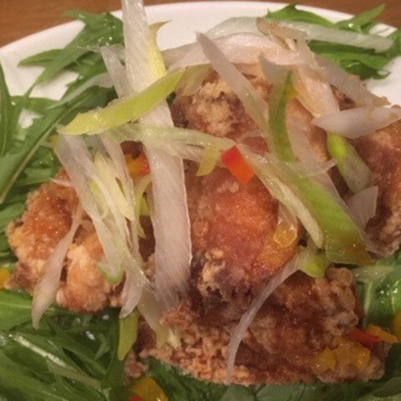 鳥と長ネギのピリ辛ソース(あさかのビストロ Boco)