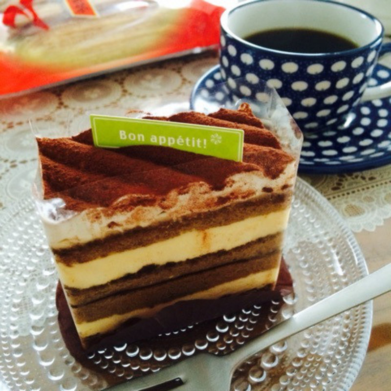 コーヒーとマスカルポーネのケーキ(あさのや洋菓子店 )