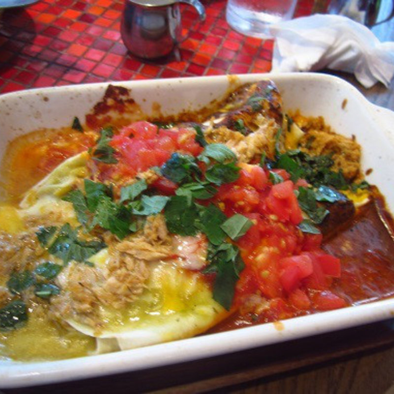 ケイジャンツナとトマトのエンチラーダ(アシエンダデルシエロ)