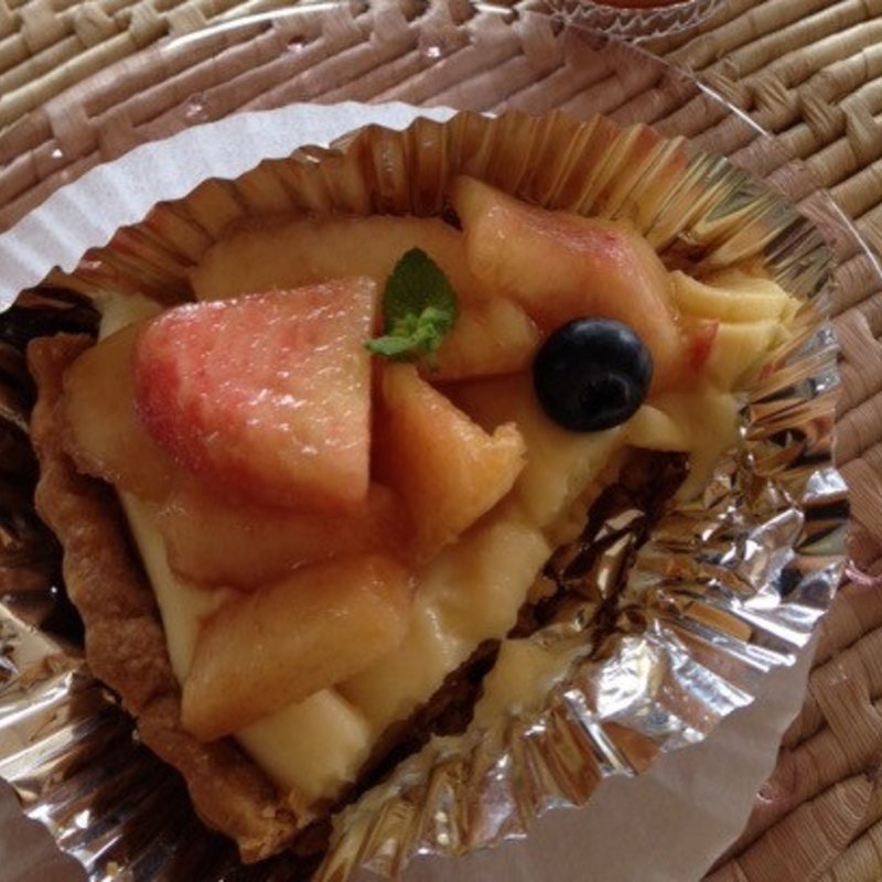 桃のタルト(あじさい )