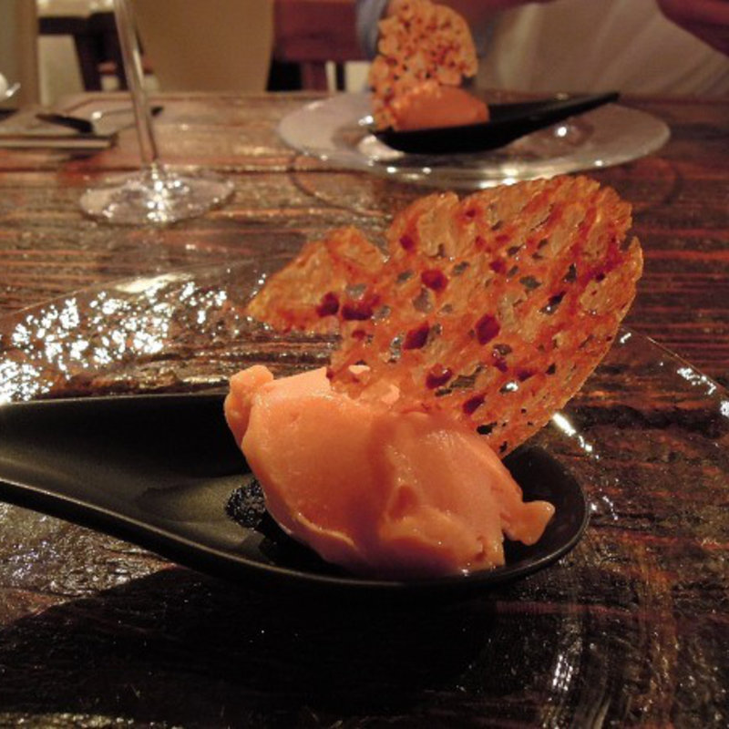 ネクタリンのソルベ(アジャン （Agen）)