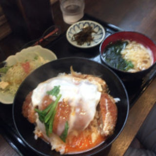 カツ丼セット(無添さぬきめん あじ豊'')