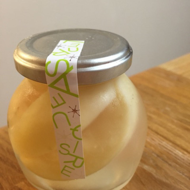 桃のコンポートゼリー(アステリスク)