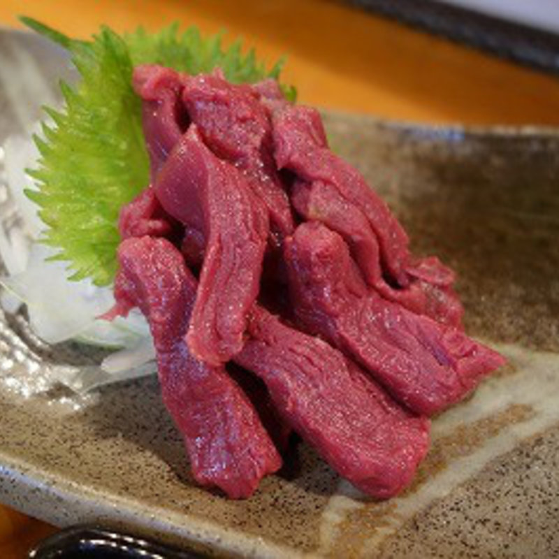 角切りヒレ馬肉刺し(あすとろ)