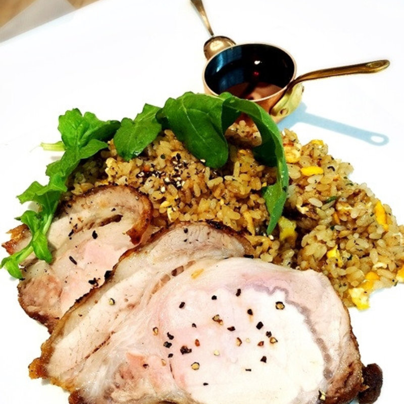 太陽と風のローストポークとベイクドライス(Ken Adonis)