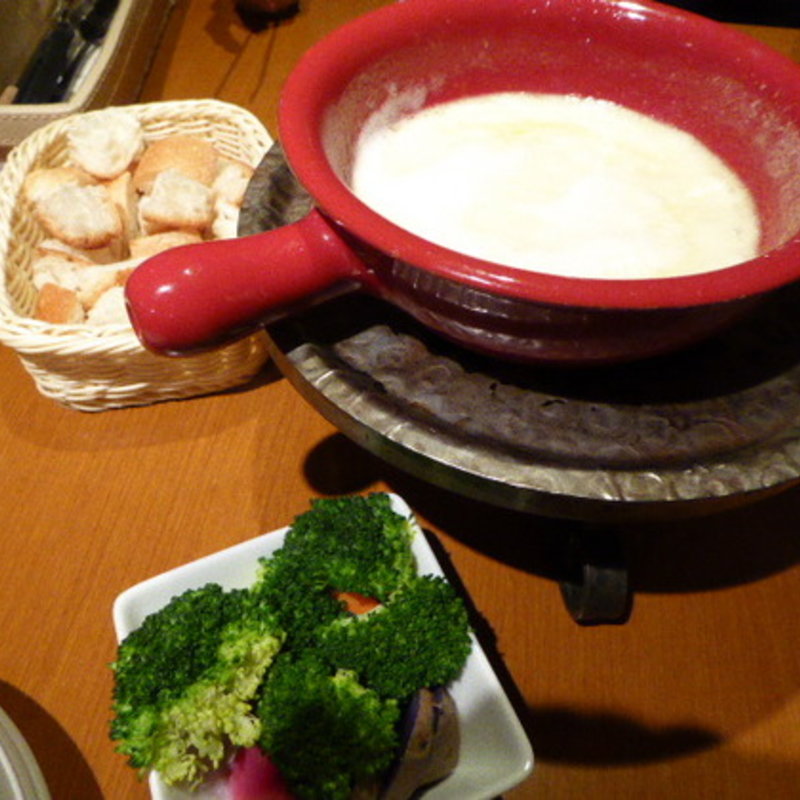 チーズフォンデュ(アトリエ・ド・フロマージュ 軽井沢売店 （Atelier de Fromage）)
