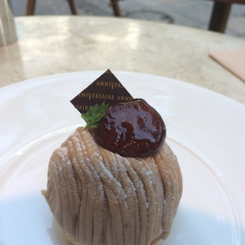 モンブラン(アニヴェルセル カフェ 表参道)