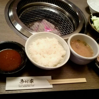 ハラミホルモン定食(あぶり肉工房 西村家)