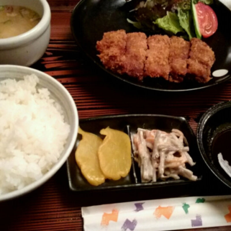 ビーフカツ定食(あぶり肉工房 西村家)