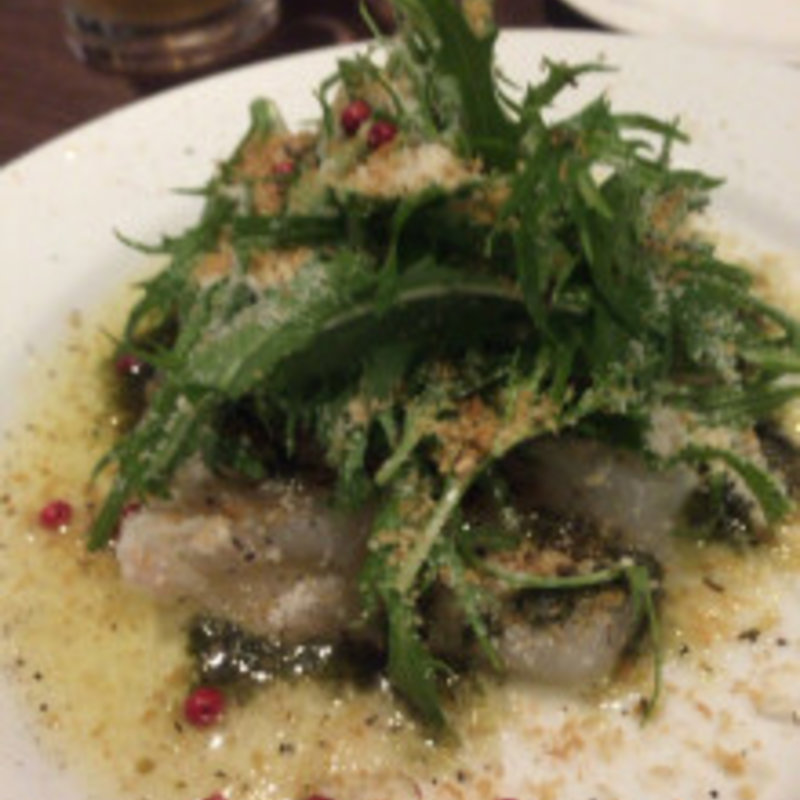 真鯛のカルパッチョ(アペリティーボ)